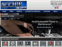 Tablet Screenshot of jimwellstirecenter.com